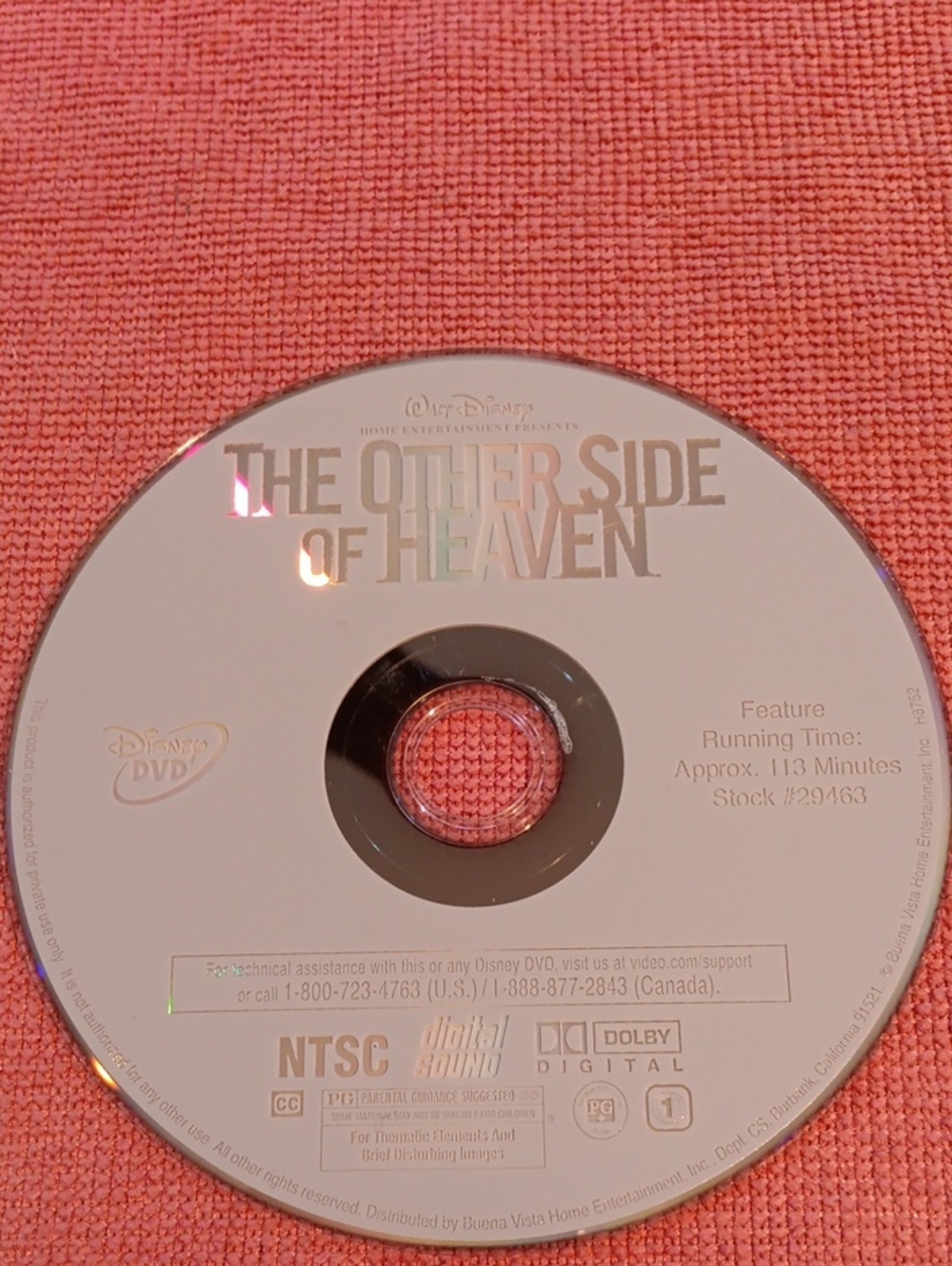 3/$12 The Other Side of Heaven DVD *NO CASE*